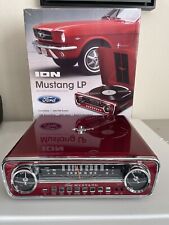 ION Mustang LP 4-in-1 Turntable Vinyl Record Player/Radio/Aux/USB Red for sale  Shipping to South Africa