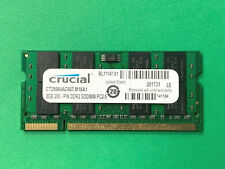 Memoria para portátil Crucial 2 GB DDR2 200 PINES SODIMM PC2 segunda mano  Embacar hacia Argentina