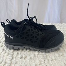 Women’s Reebok Size 7.5M Sublite Cushion Athletic Work Shoe RB041 Alloy Toe EUC for sale  Shipping to South Africa