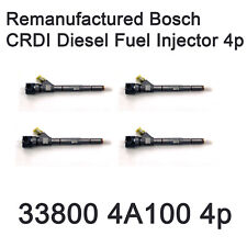 Injetor de combustível diesel Bosch CRDI 33800 4A100 4 peças para Hyundai Starex Kia Sorento, usado comprar usado  Enviando para Brazil