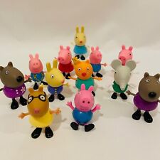 Lote de 12 figuras de juguete Peppa Pig Family Friends mini figura adornos para pasteles segunda mano  Embacar hacia Argentina