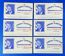 Tarjetas The JIMMY Carter Administración 6 Conjunto De 12 Serie 1 -6 B6i segunda mano  Embacar hacia Argentina