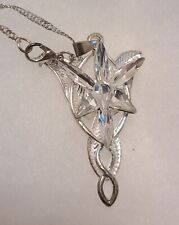 Bam Box Lord of The Rings Pendant of Arwen Necklace Movie Prop Replica Evenstar for sale  Shipping to South Africa