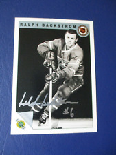 Ralph backstrom autographed for sale  Livonia