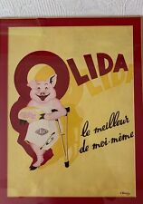 Affiche pub olida d'occasion  Aigues-Mortes