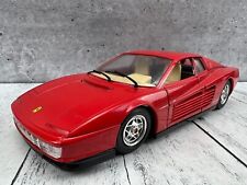 Used, Bburago 1984 Ferrari Testarossa 1/24 Scale Diecast Red & Tan Color for sale  Shipping to South Africa