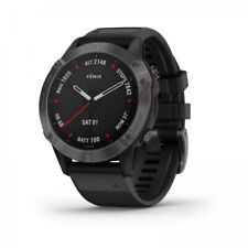 Reloj DLC Garmin fenix 6 gris carbono zafiro con banda negra 010-02158-10 segunda mano  Embacar hacia Mexico