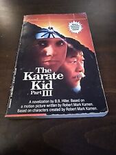The Karate Kid Parte III Livro B. B. Hiller 1989 filme romance amarrado 3 vintage comprar usado  Enviando para Brazil