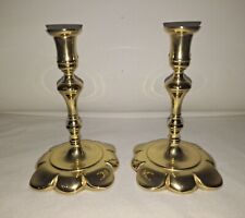 Baldwin Brass Candlestick Candle Holders Mini SHELBURNE MUSEUM 4.5” Set Of 2 for sale  Matthews
