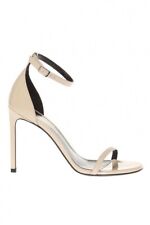Saint Laurent Jade White Patent Leather High Heel Sandals Size 39.5 for sale  Shipping to South Africa