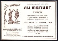1926 geneve menuet d'occasion  France