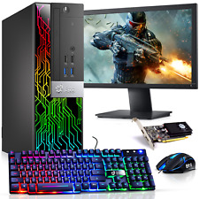 BTO RGB Gaming Desktop i7-8700 16GB 256GB SSD 1TB Novo 22" LCD AMD Radeon RX 550 comprar usado  Enviando para Brazil