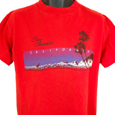 Usado, Camiseta Califórnia Vintage Anos 80 San Clemente Palm Trees Praia Veleiro Grande comprar usado  Enviando para Brazil