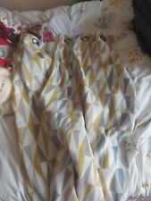 Dunelm curtains geometric for sale  OSWESTRY