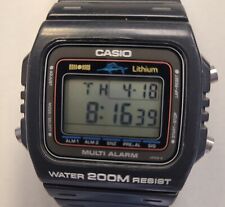 Casio 1980’s Marlin DW-200 relógio vintage Japão com 2 pulseiras extras comprar usado  Enviando para Brazil