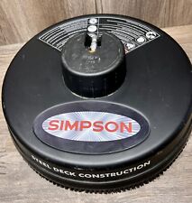 Simpson Universal Scrubber 15 Inch Steel Pressure Washer Surface Cleaner-3600psi for sale  Shipping to South Africa