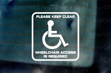 Wheelchair access disabled for sale  LEICESTER