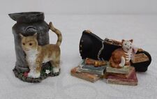 Small cat figurines. for sale  FERRYHILL