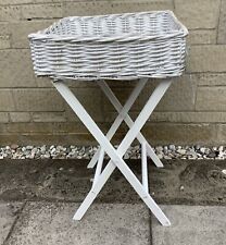 HILL INTERIORS SHABBY CHIC BASKET BUTLER STAND ~ GARDEN / CRAFT STALLS / FETES for sale  Shipping to South Africa