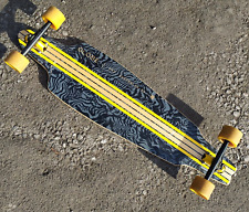Globe Longboard Prowler Black Yellow Tailspin 38.5" Australia Skateboard for sale  Shipping to South Africa