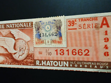 Série. 1946 loterie d'occasion  Saint-Étienne-au-Mont