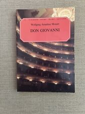 PARTITURA VOCAL DE ÓPERA MUSICAL SCHIRMER © 1961 Mozart Don Giovanni #2424, usado segunda mano  Embacar hacia Argentina