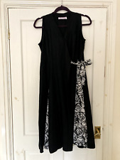 Black sleeveless linen for sale  WREXHAM