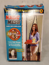 As Seen on TV Magic Mesh Hands Free Door Screen  for sale  Shipping to South Africa