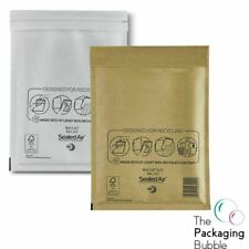 Mail Lite Bubble Padded Envelopes Mailer Bags White or Gold A000 C0 D1 F3 E2 J6 for sale  Shipping to South Africa