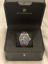 Steinhart Ocean 39 GMT Premium 500 STAINLESS STEEL Batman Automatic Diver Watch for sale  Shipping to South Africa