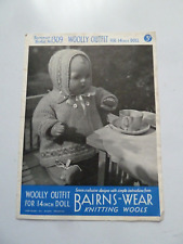 Vintage toy knitting for sale  UK