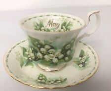 Royal Albert Cup & Saucer Flower of the Month Series May Lily of the Valley for sale  Shipping to South Africa