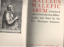 Malleus maleficarum facs. for sale  Birmingham