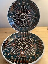 TWO Portmeirion Pottery Magic City Dinner Plates, used for sale  Shipping to South Africa