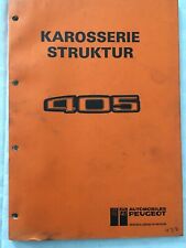 Werkstatthandbuch peugeot 405 gebraucht kaufen  Hamburg