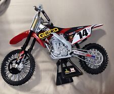 Honda CRF 450 RARE GEICO New Ray 1:6 fundido CRF450R Kevin Windham motocicleta comprar usado  Enviando para Brazil