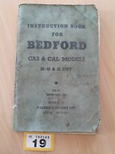 Instruction book bedford for sale  BRIGHTON