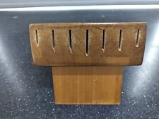 Wooden knife block for sale  NORWICH