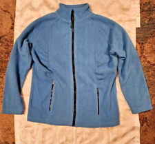 Suéter azul con cremallera para mujer talla mediana segunda mano  Embacar hacia Argentina