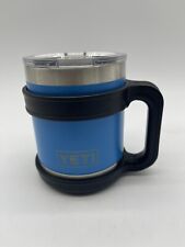 Yeti Rambler Lowball 10 Oz Blue Metal Tumbler With Lid And Yeti Handle And Lid for sale  Shipping to South Africa