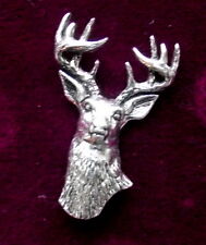 Pewter frontal stag for sale  CASTLE DOUGLAS