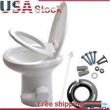 20" Gravity Flush Toilet RV Camper Foot Pedal Home Caravan Travel Camping for sale  Shipping to South Africa