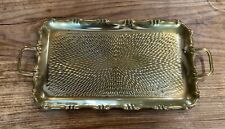 Used, Vintage Brass Tray. 21 x 44cm approx. Arrow Mark On Handles. for sale  Shipping to South Africa