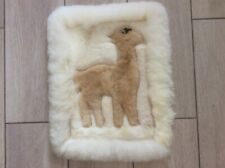 Alfombra de piel de alpaca Perú artesanía peruano Cusco Puno Andes Vicuña, usado segunda mano  Embacar hacia Argentina