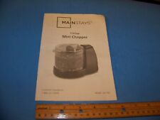 Mainstays mini chopper for sale  Saugatuck