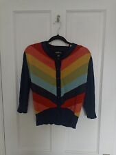 Collectif rainbow cardigan for sale  BRIGHTON