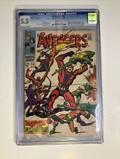 AVENGERS #55 CGC 5.5 Páginas Brancas 1ª APARIÇÃO COMPLETA ULTRON 1968 Estojo Rachado comprar usado  Enviando para Brazil