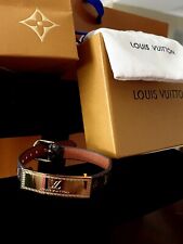 Monograma de pulsera LV Louis Vuitton marrón y dorado  segunda mano  Embacar hacia Argentina