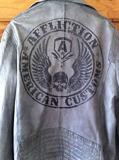 Affliction lederjacke xxl gebraucht kaufen  Flörsheim