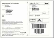 Dhl versandetiketten paketaufk gebraucht kaufen  Haaren,-Eilendorf